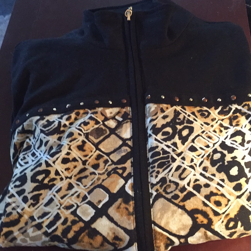 Alfred Dunner long sleeve jacket. Full zipper🌷🌸